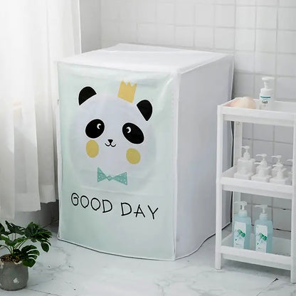 Wukusy washing machine and tumble dryer cover offering sun protection and dustproof shield for home appliance protection.