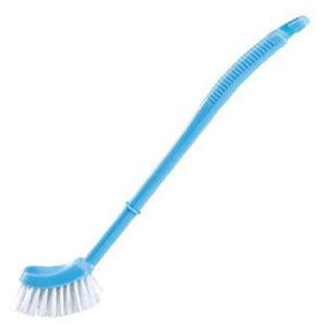 Wukusy 1291 single-sided bristle plastic toilet cleaning brush for effective bathroom cleaning and hygiene.