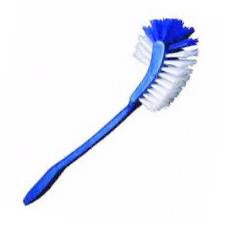 Wukusy 2-in-1 double hockey stick shape toilet brush for home improvement, with a sleek design and durable bristles.