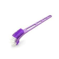 Wukusy 2-in-1 double hockey stick shape toilet brush for effective cleaning, featuring a durable design for home bathroom use.