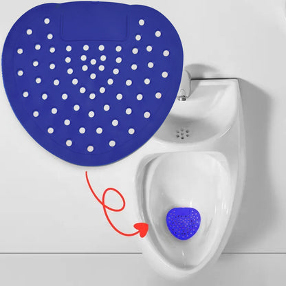 Wukusy 1310a scented urinal screen deodorizer with silicone, long-lasting fragrance, and cleaning descaling features.