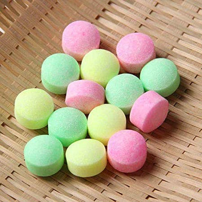 Multicolour Naphthalene Balls by Wukusy, 100g, used for home improvement and pest control. Bright, colorful plastic balls in the image.