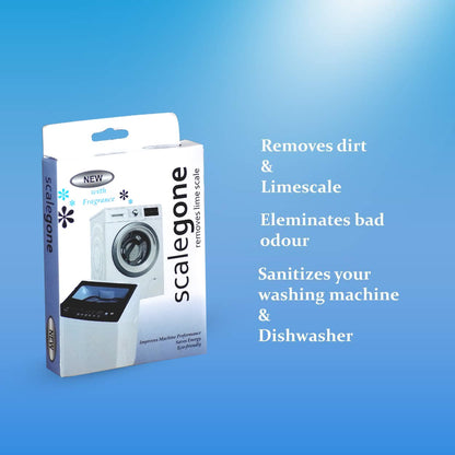 Wukusy Washing Machine Scalegon Powder for tub cleaning, 100g jar, used for removing scale and buildup inside washing machine tubs.