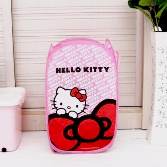 Waterproof canvas laundry bag by Wukusy featuring printed design, ideal for home organization and durable laundry storage.