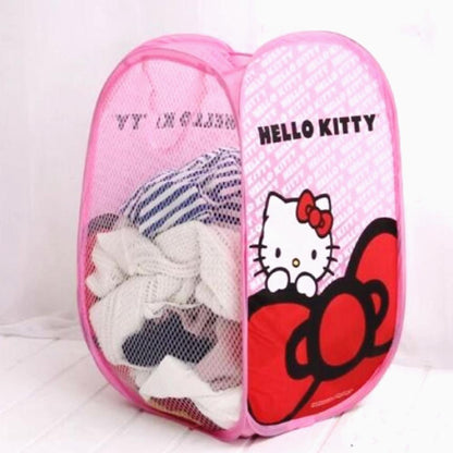 Waterproof canvas laundry bag by Wukusy featuring a printed design, ideal for home organization and laundry storage.