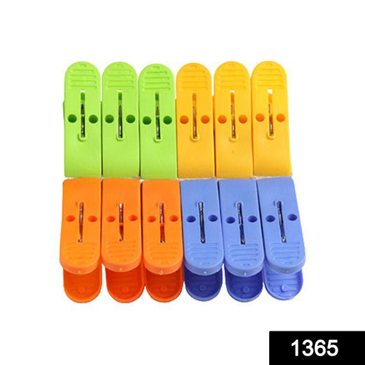Multicolour plastic cloth clips for cloth dying by Wukusy, used for securing fabrics during dyeing and home improvement projects.