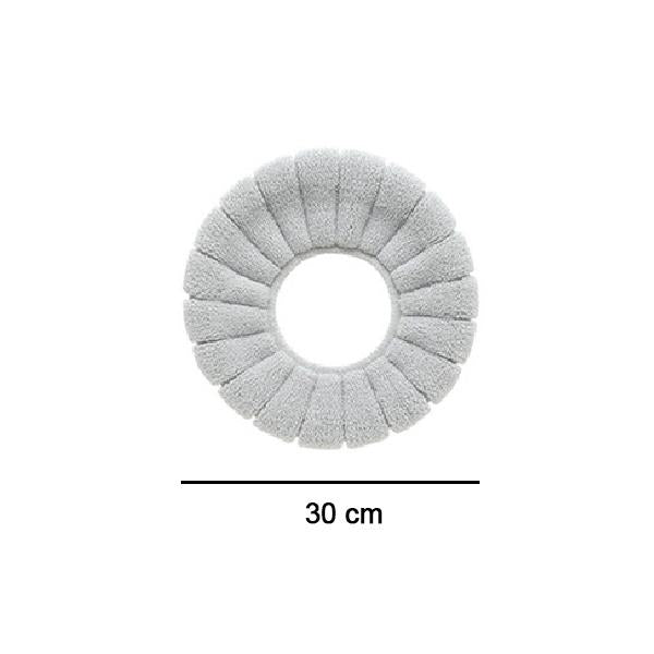 Wukusy winter soft toilet seat mat cover, plush and comfortable cushion designed for home bathroom comfort and warmth.