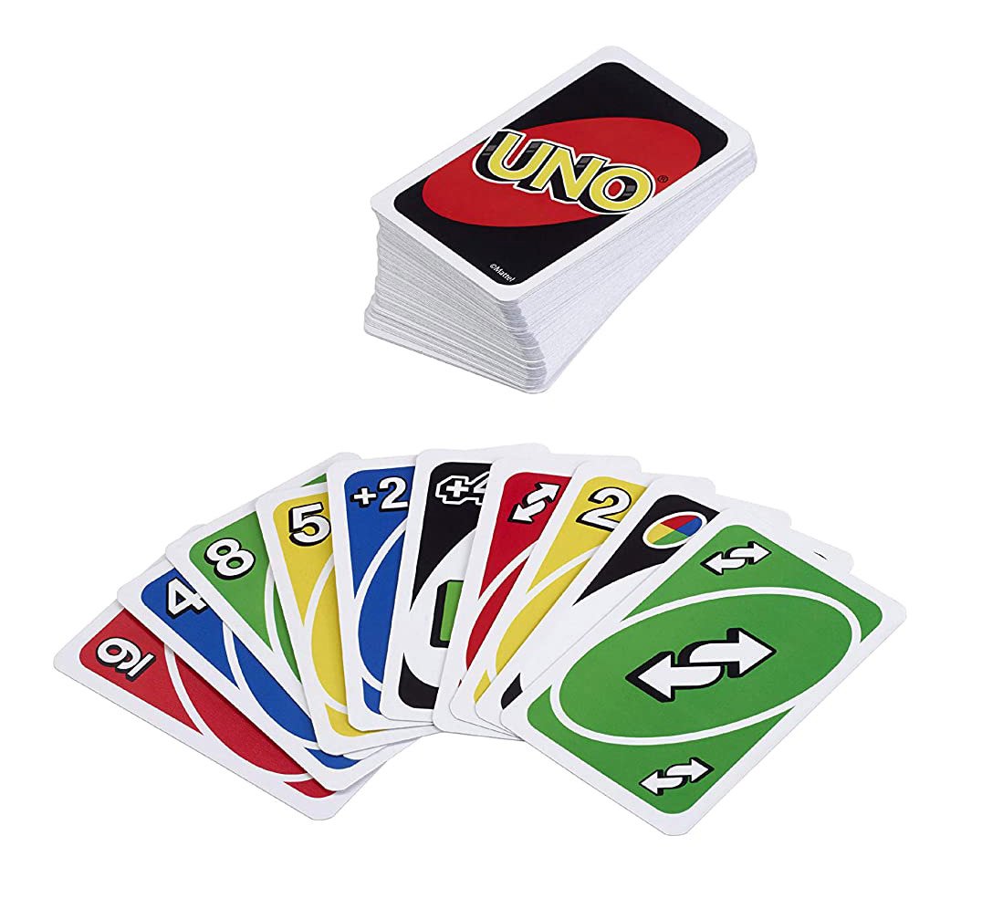Wukusy 1507 Uno Pixar Anniversary Card Game with 112 colorful cards for family fun and game night.