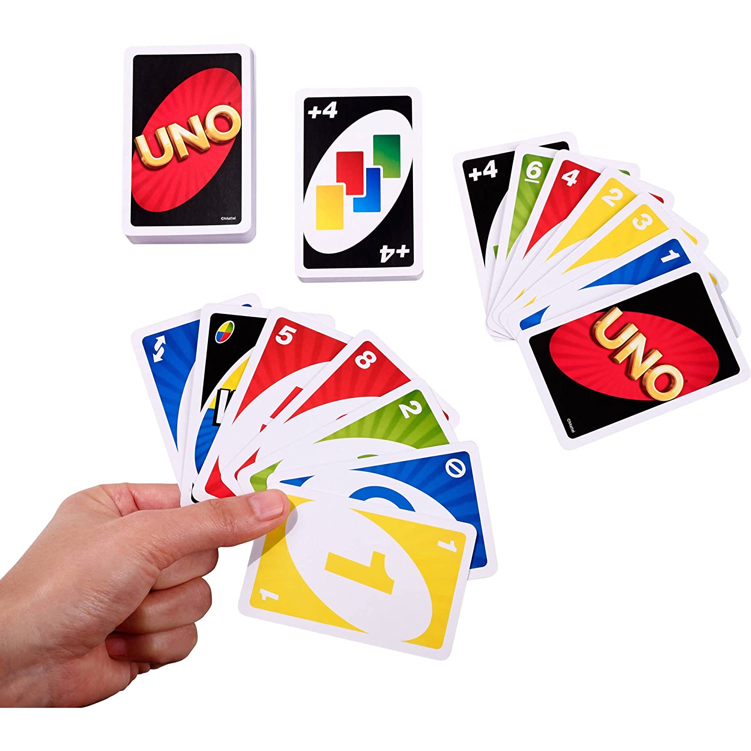 Wukusy 1507 Uno Pixar Anniversary Card Game with 112 colorful cards for family fun and entertainment.