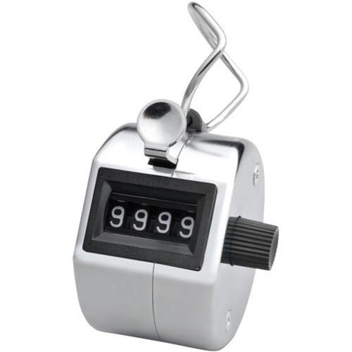 Wukusy 1550 4-digit handheld tally counter with clicker for counting, ideal for home improvement tasks and record keeping.