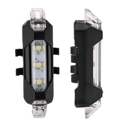 Wukusy 1560 rechargeable white bicycle front waterproof LED light for improved visibility during night rides.