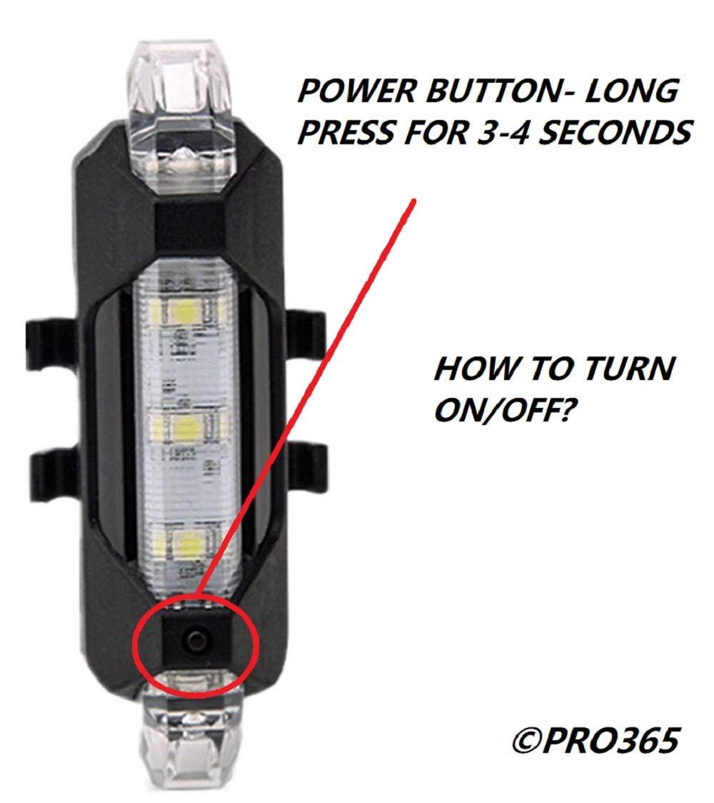 Wukusy 1560 Rechargeable Bicycle Front Waterproof LED Light in white, mounted on a bike for improved visibility and safety.