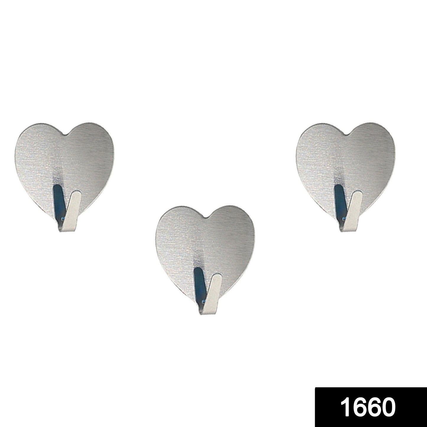 Set of 3 Wukusy heavy-duty self-adhesive hooks for home improvement, featuring strong sticky backing for versatile wall mounting.