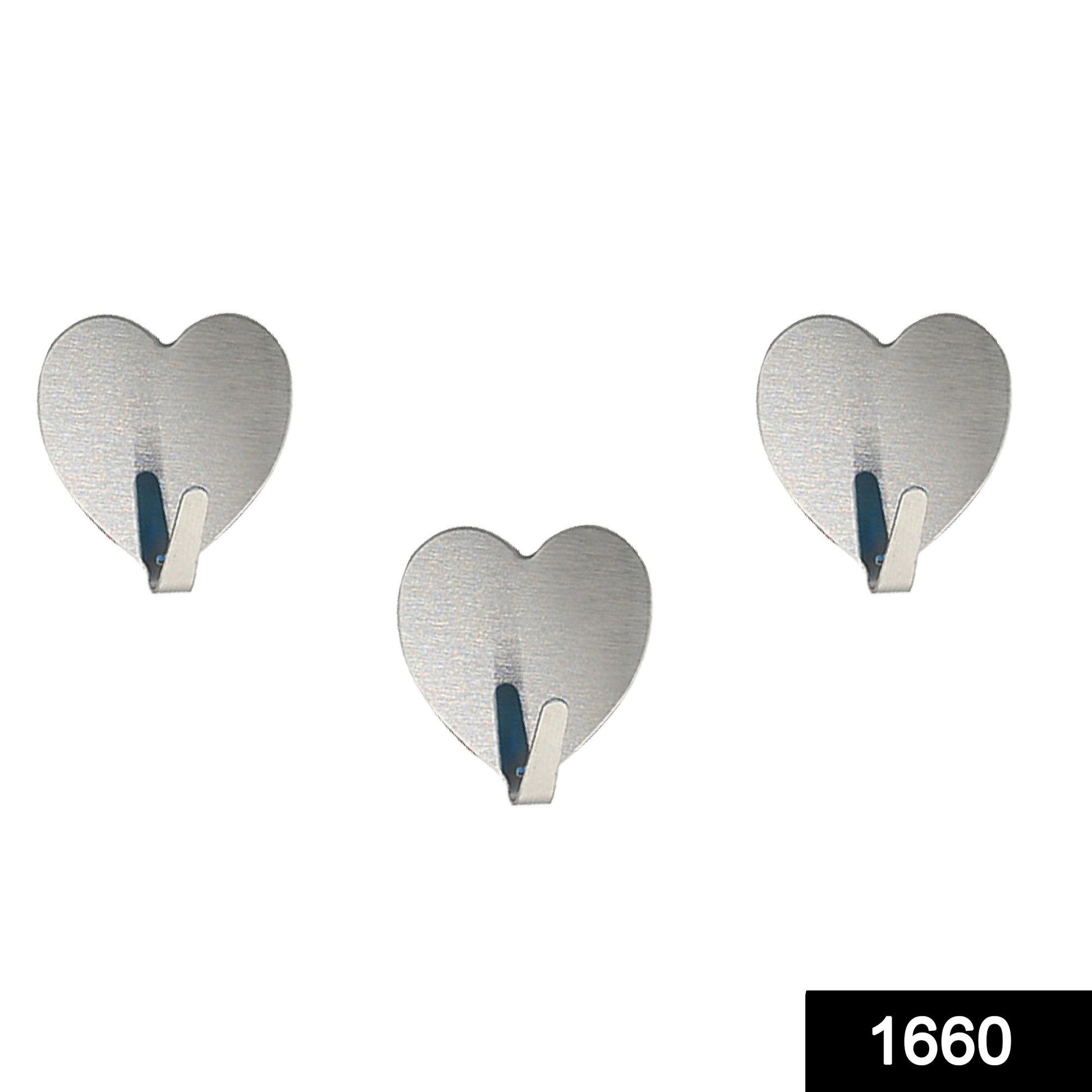 Set of 3 Wukusy heavy-duty self-adhesive hooks for home improvement, featuring strong sticky backing for versatile wall mounting.