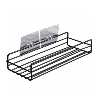 Wukusy metal wall mount bathroom shelf and rack for home and kitchen, showing the sturdy, multipurpose wall storage solution.