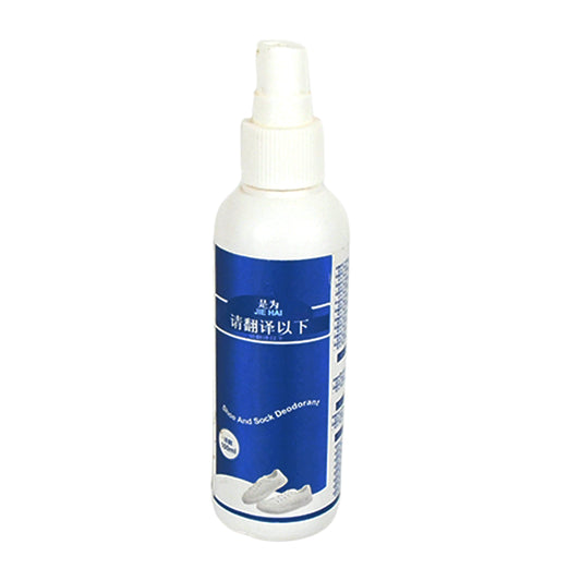 Wukusy shoe deodorant spray for sneakers, work shoes, and sports shoes, 100ml, freshens and eliminates odors from shoes and socks.