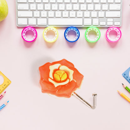 Wukusy multipurpose self-adhesive wall hooks with mixed design, supporting up to 1 kg for home improvement and organizational use.