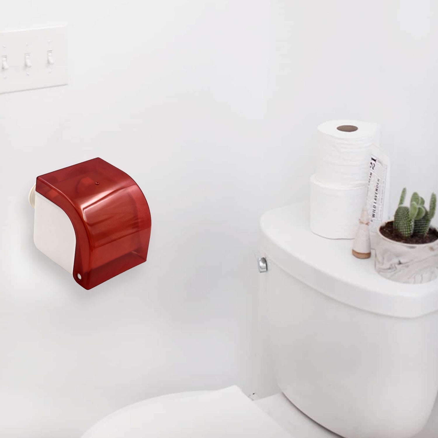Wukusy 1789 wall tissue holder for holding tissues, used for hand cleaning and wiping in home improvement settings.