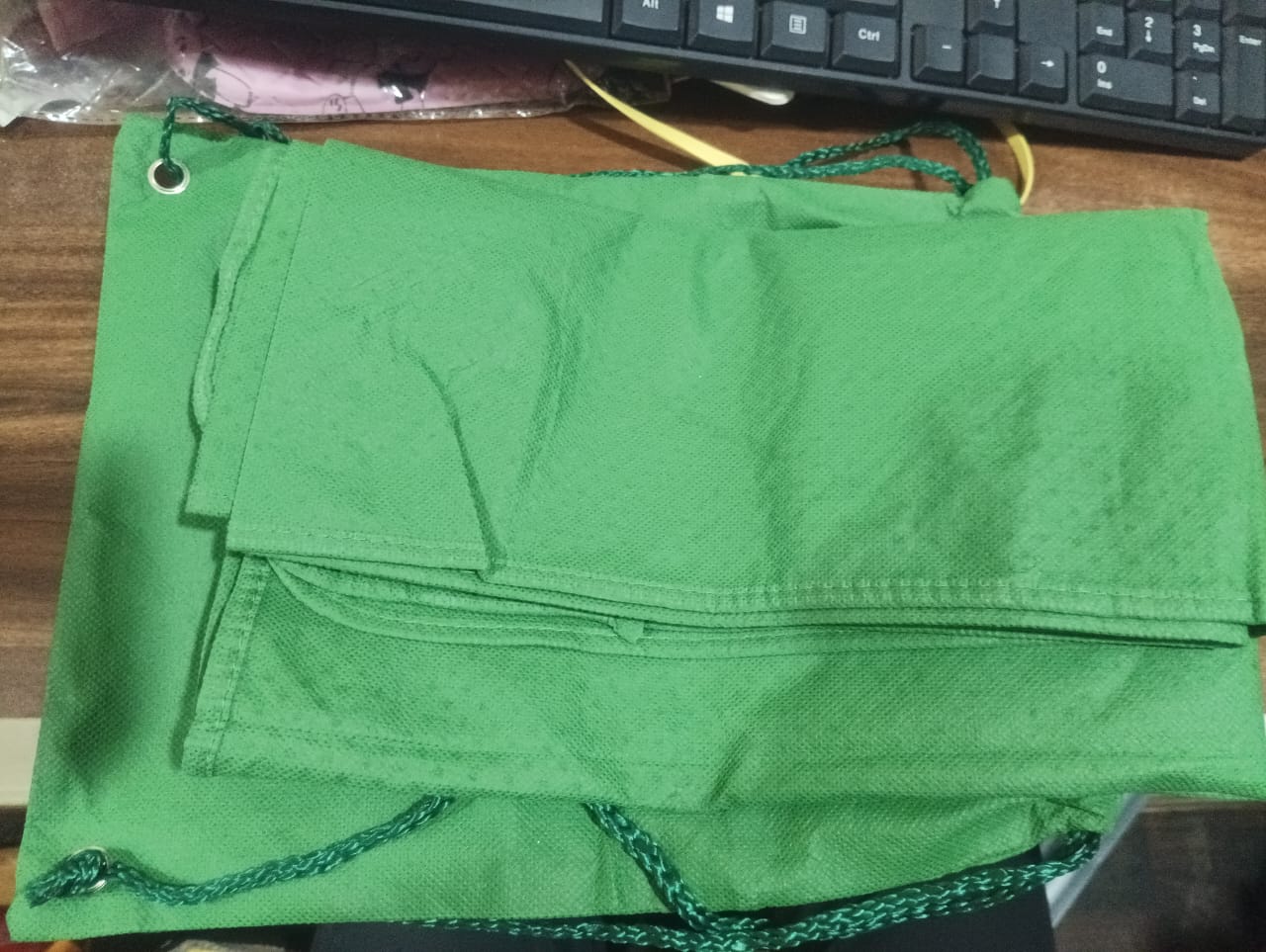 Wukusy 2-in-1 Hajj kit bag with musallah and small bag, compact religious travel set for Hajj and Umrah.