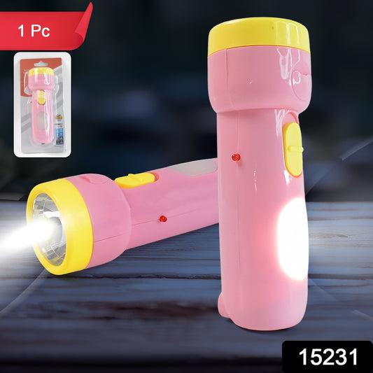 Wukusy 2-in-1 rechargeable small handy LED torchlight for home and outdoor tracking, compact and portable flashlight.