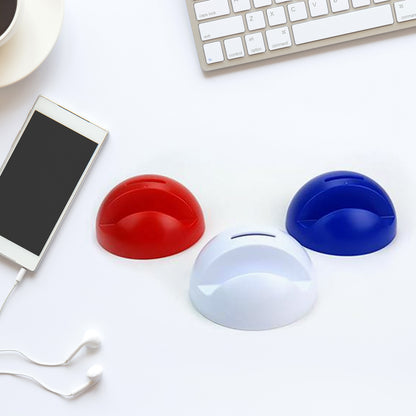 Wukusy 2-in-1 ABS plastic phone holder and stand with coin bank, versatile home improvement accessory for securing and storing your phone.