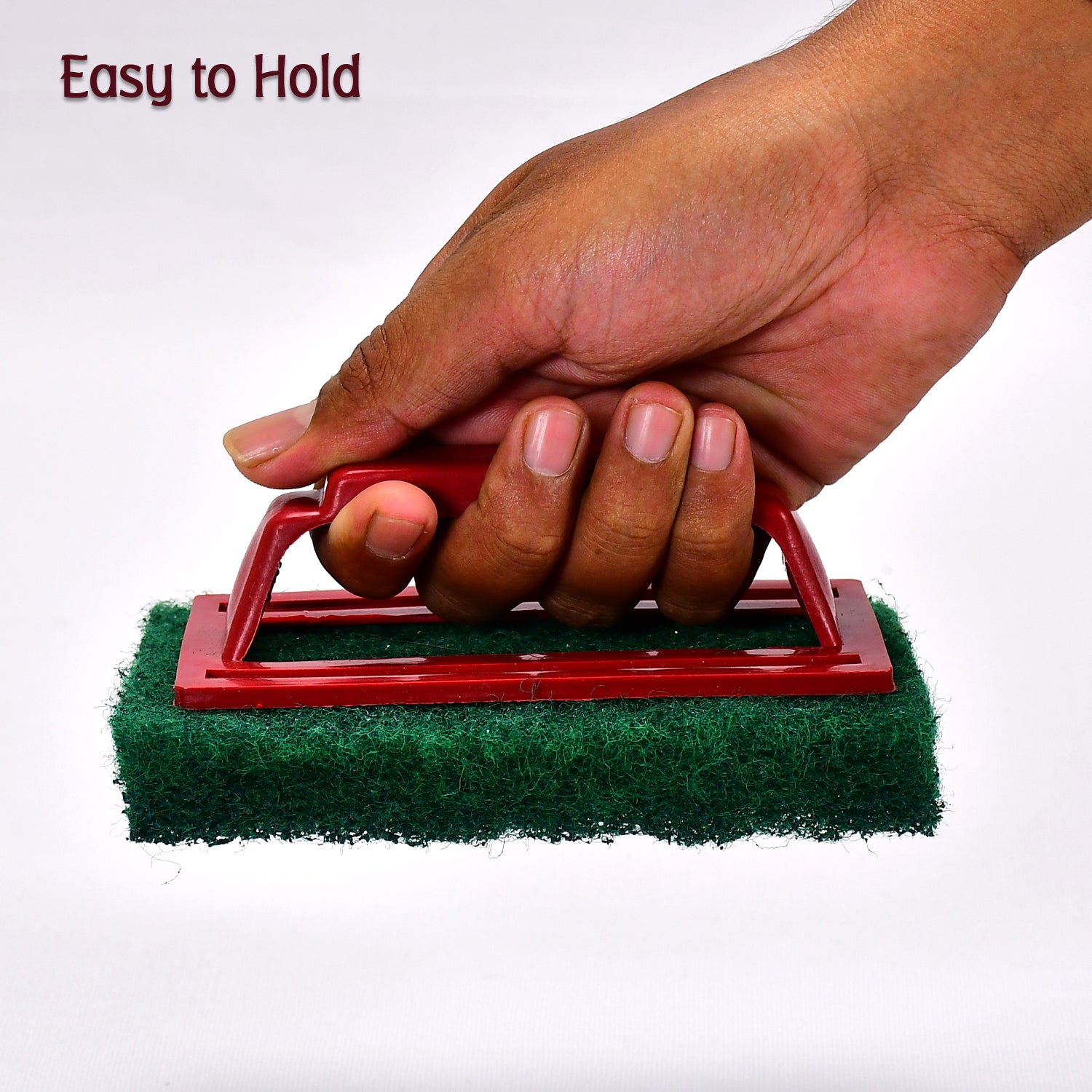 Wukusy 3408 tile cleaning multipurpose scrubber brush with handle for home improvement and grout scrubbing tasks.