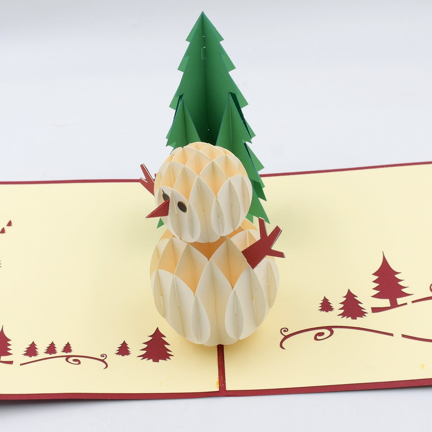 Wukusy 3D paper wish card featuring colorful birthday, Christmas, cartoon, and love heart designs on high-quality cardstock.