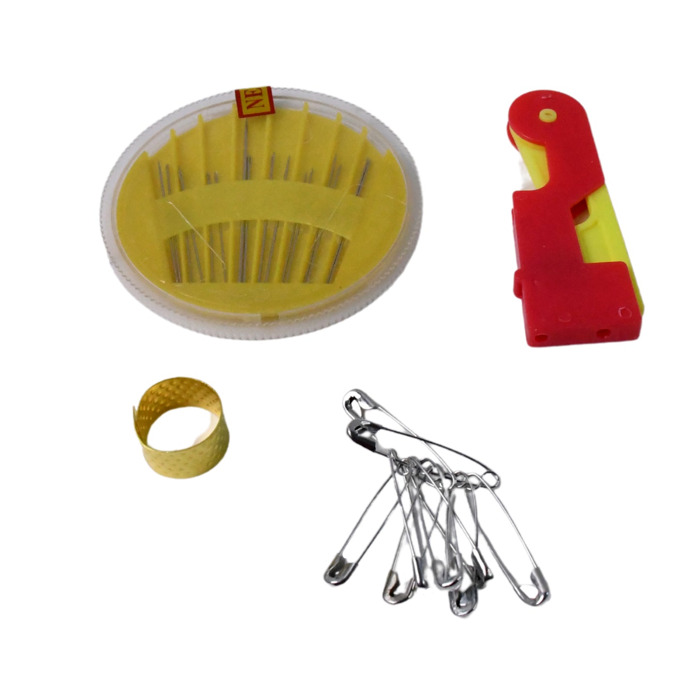 Wukusy 4-in-1 multipurpose tailoring sewing accessories kit for home improvement, including various sewing tools and supplies in a set