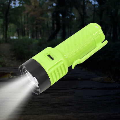 Wukusy 4-mode super bright LED torch with high lumens, fast charging, handheld flashlight for home improvement tasks.