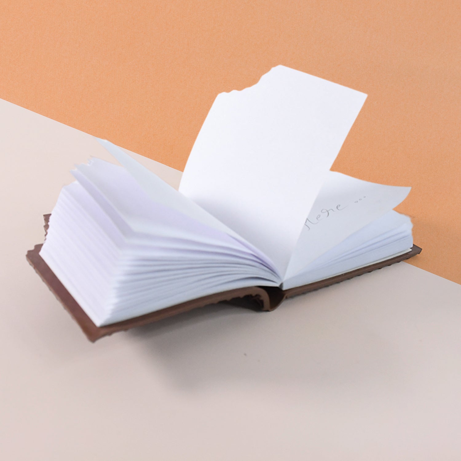 Wukusy chocolate-scented dairy notebook for kids, featuring writing practice pages and a premium chocolate-themed cover.