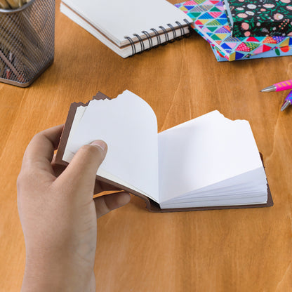 Wukusy chocolate dairy notebook with original chocolate smell, used for writing practice and early learning, premium chocolate-themed design.