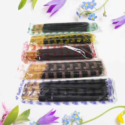 Wukusy 5in1 Pancham Premium Agarbatti incense sticks in a 450g pack, used for home fragrance and spiritual rituals.