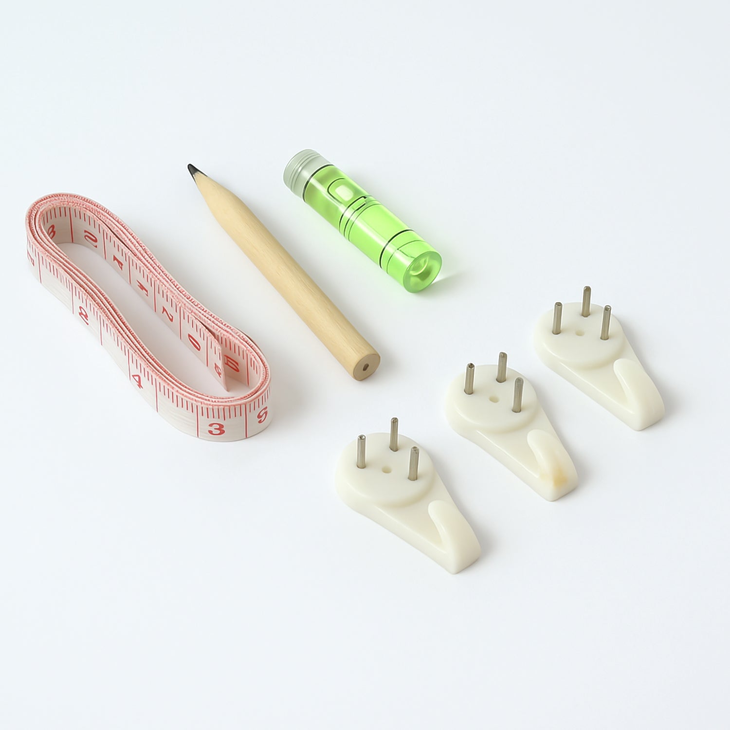 Wukusy 6-in-1 wall hanging measurement tool kit for home improvement, includes multiple tools for accurate measuring and hanging.