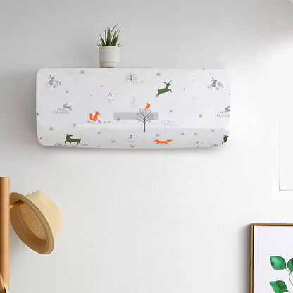 Wukusy waterproof folding air conditioning dust cover for home improvement, protecting AC units from dust and moisture.