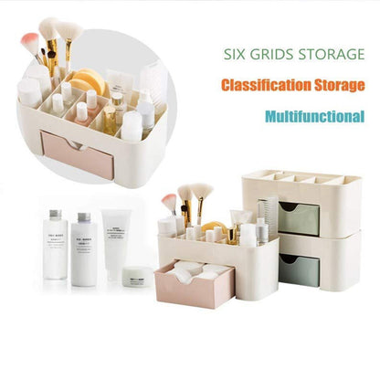 Wukusy makeup cutlery box for storing makeup tools and kits, designed for women's beauty and home organization.