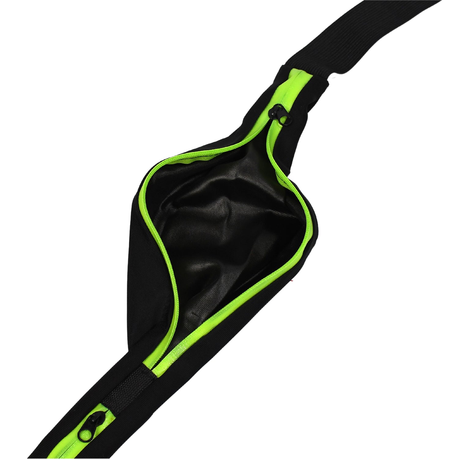 Wukusy 6202 waterproof reflective waist bag for running, hiking, jogging, and walking, with adjustable belt strap.