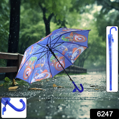 Wukusy umbrella with handle and lightweight safety round plastic cap, suitable for home improvement use, shown in the image.
