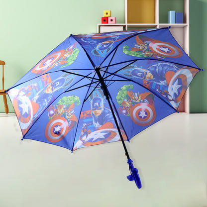 Wukusy umbrella with handle and lightweight plastic safety cap, suitable for home improvement and outdoor protection.