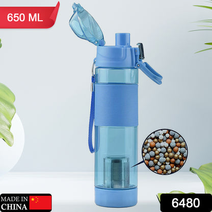 Wukusy 6480 alkaline water bottle made of food-grade plastic, stylish, portable, ideal for home improvement and hydration.