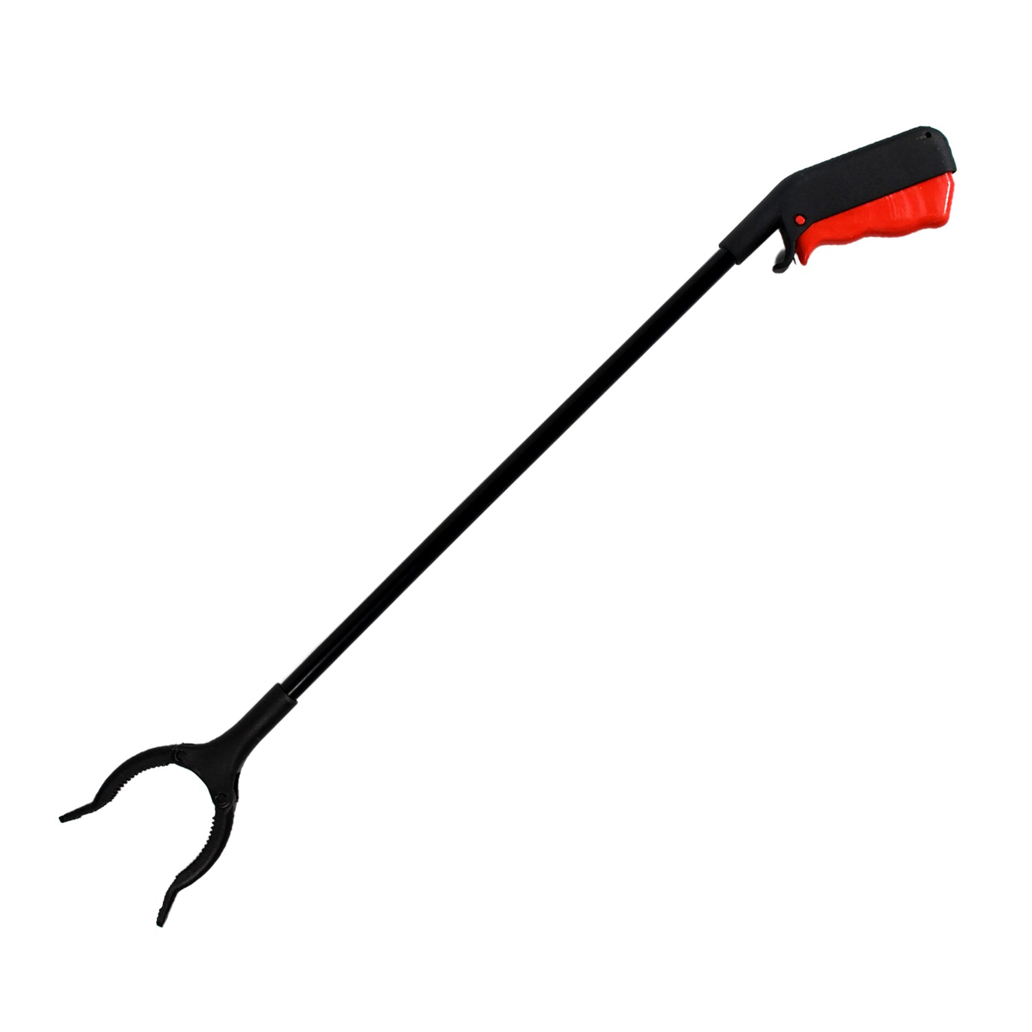 Wukusy extra long trash picker upper with rotating hand grip, heavy-duty grip arm for litter pickup, ideal for elderly and disabled.