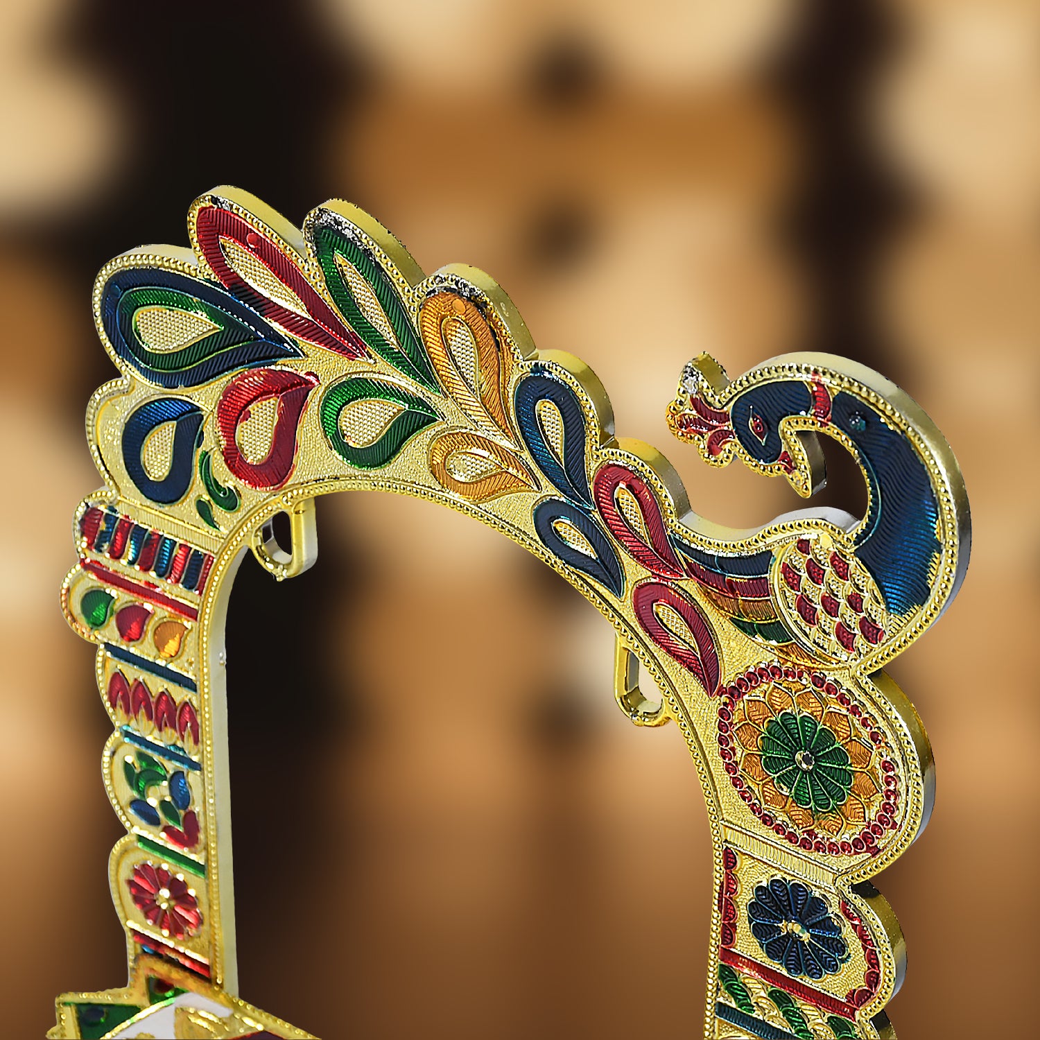 Wukusy decorative Bal Gopal Zula swing for home, office, or restaurant, featuring a premium look for interior decoration.