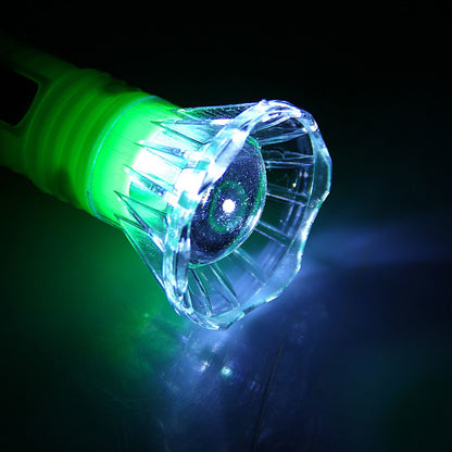 Wukusy small plastic LED flashlight for kids, colorful and attractive pocket torch, ideal as a gift for children.