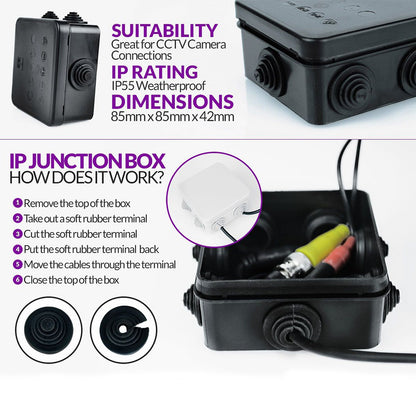Wukusy square CCTV camera storage box, durable home improvement container to protect CCTV equipment from damage.