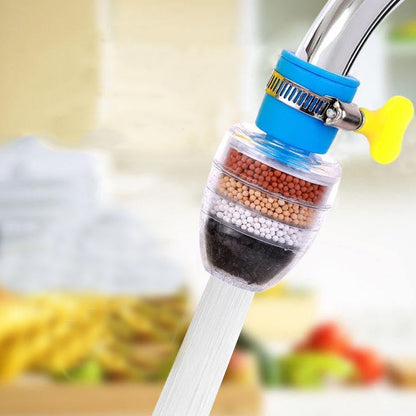 Wukusy 9092 water faucet purifier filter cartridge with six-layer filtration for clean, purified tap water, universal interface attachment