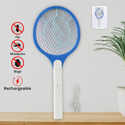 Wukusy 9108 rechargeable anti-mosquito racquet with LED light, home insect killer for effective mosquito control.