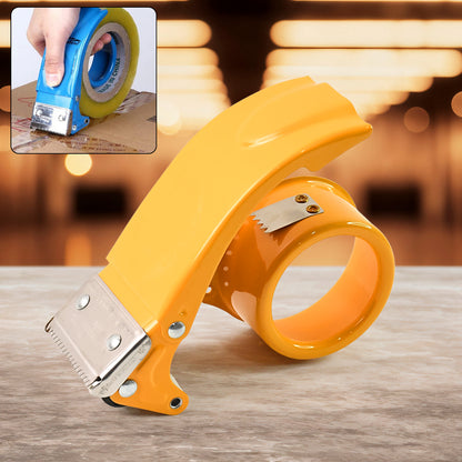 Wukusy metal packing tape dispenser cutter for 55mm stationary and packaging tape, ideal for home office and home improvement tasks.