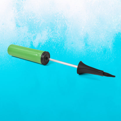 Wukusy hand air pump for balloons, durable plastic balloon pump for parties, birthdays, weddings, and inflatable toys.