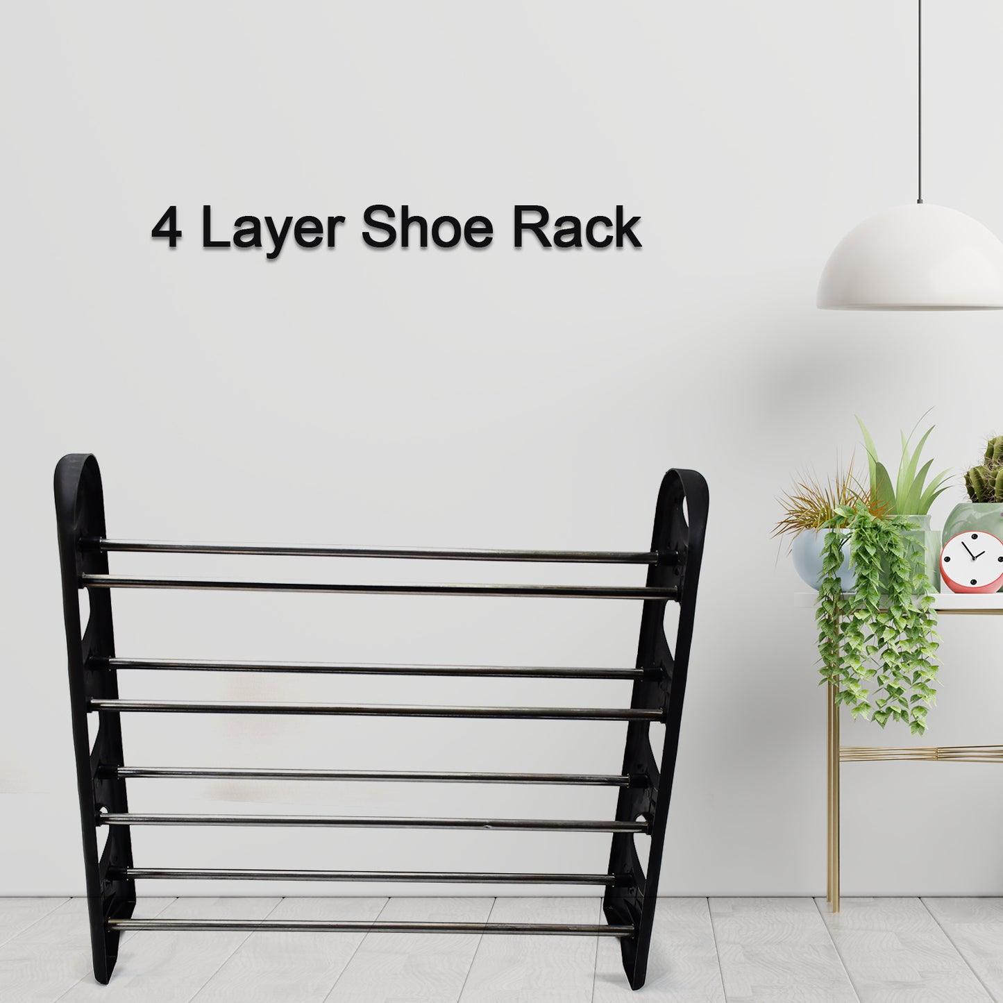 Wukusy Simple Shoe Rack for home, practical and spacious shoe storage with multiple tiers for organized footwear.