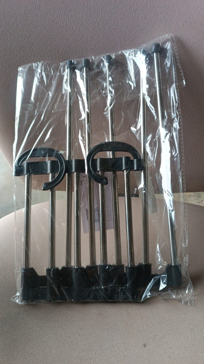 Wukusy adjustable big trouser pants hanger organizer for home improvement, holding multiple pairs of trousers efficiently.