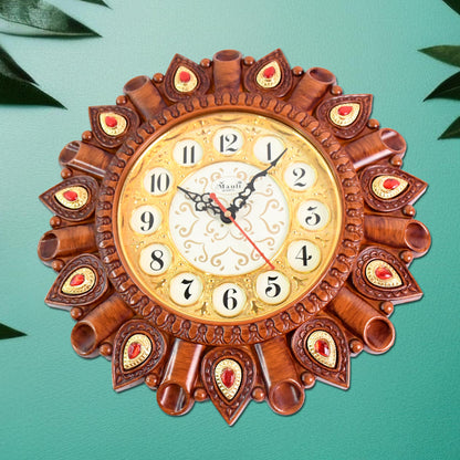 Wukusy stylish new model analog wall clock with modern design, suitable for home improvement and contemporary decor.
